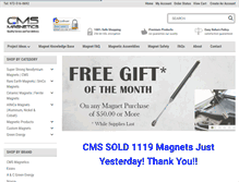 Tablet Screenshot of magnet4sale.com